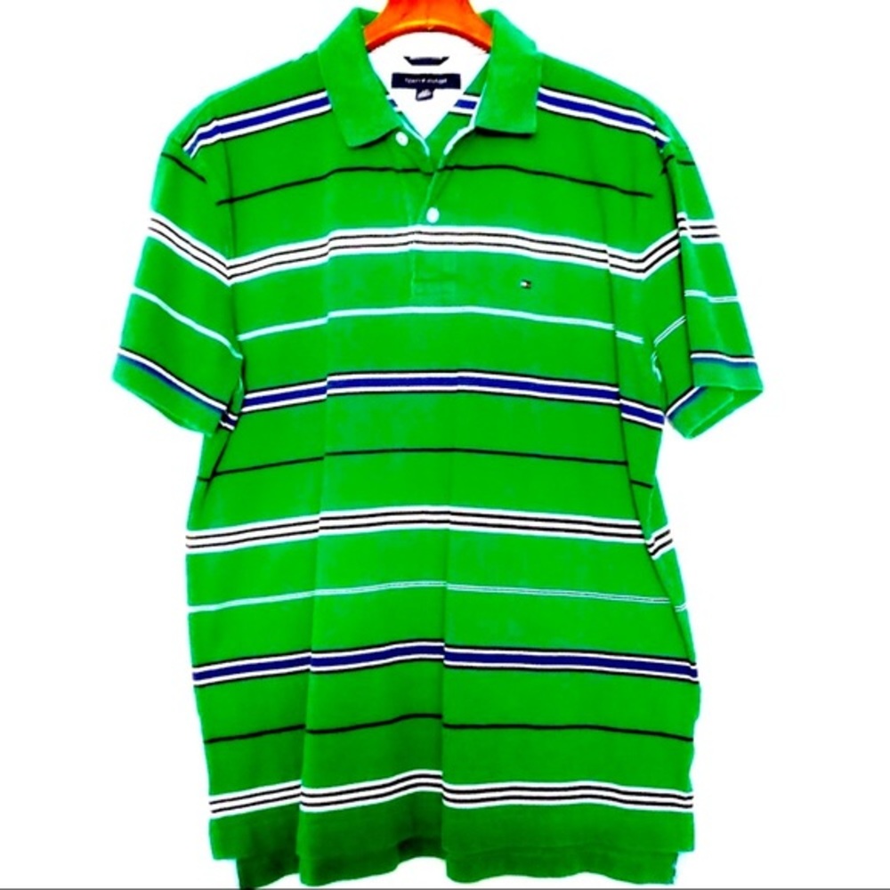 Tommy Hilfiger Men’s Stripe Polo Large